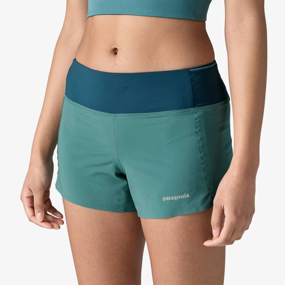 NEW PATAGONIA strider pro shorts in wetland blue